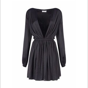 Halston Heritage Charcoal Mini Dress